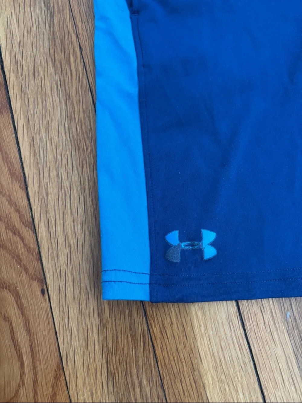 Under Armour Navy & Light Blue Boys' Athletic Shorts